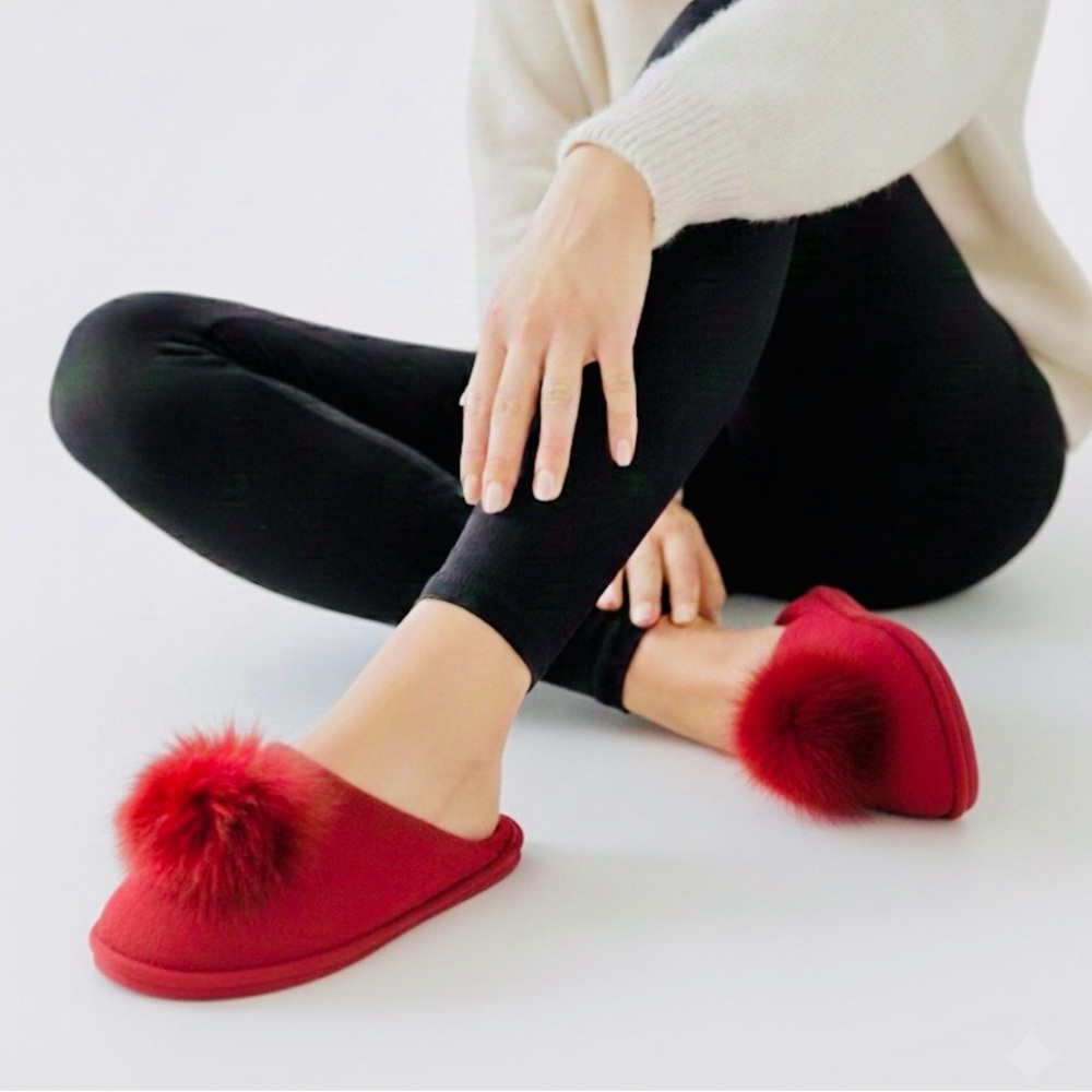 NWOT V’s Secret Red Slippers